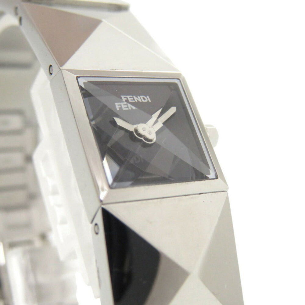 Fendi Pyramid 4250L Stainless Steel Black and Silver Quartz Watch with Dial 1897FENDI — Good