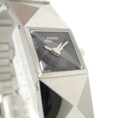 Fendi Pyramid 4250L Stainless Steel Black and Silver Quartz Watch with Dial 1897FENDI — Good