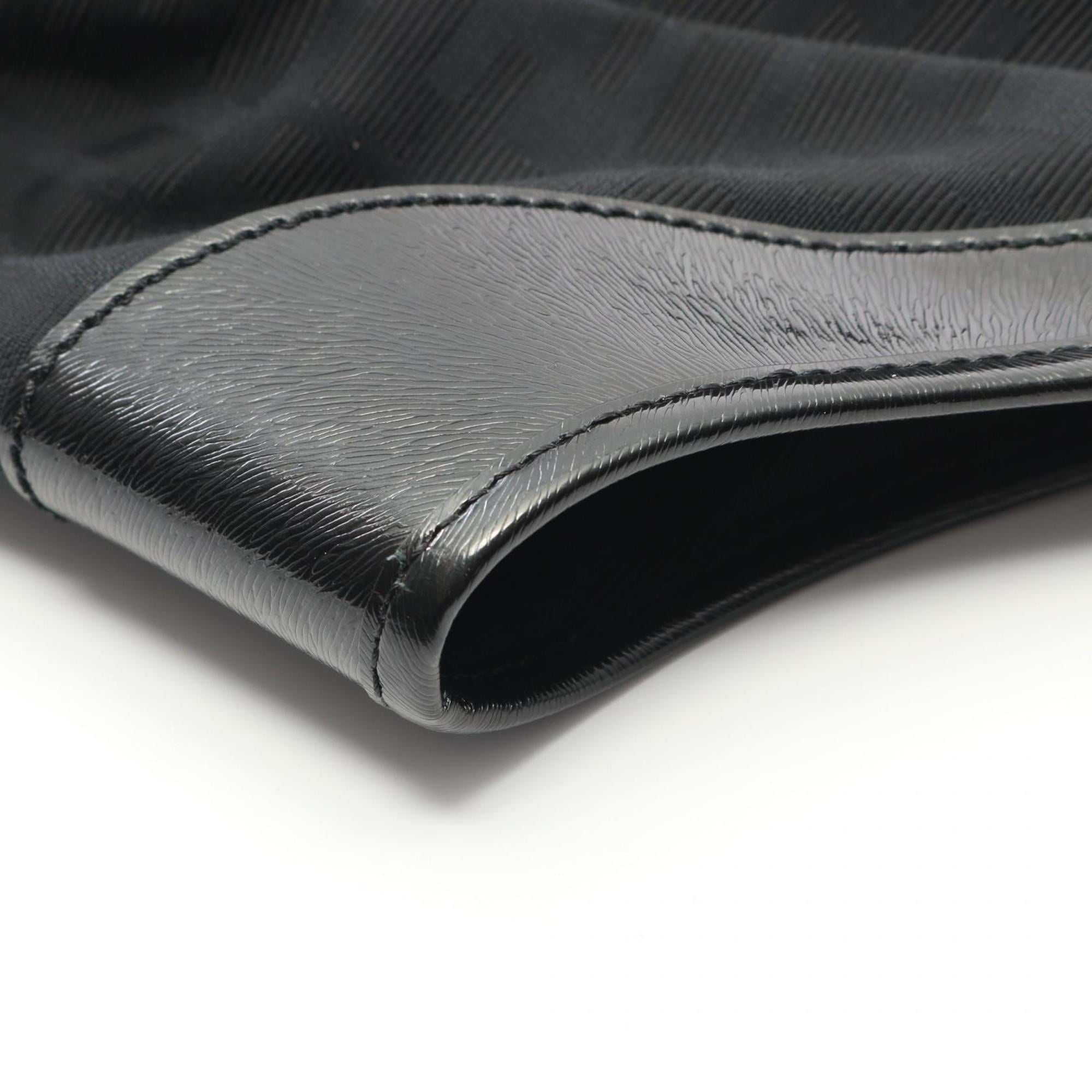 Fendi Zucca Tote Bag, Canvas and Leather, Women's, Black