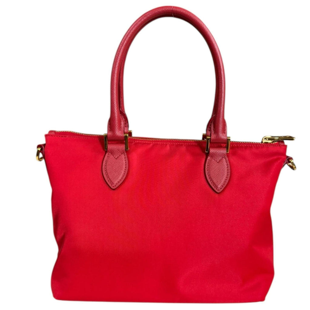 Prada Shoulder Bag, Nylon 1BA275, Red, Women's, Pre-owned, 2-Way