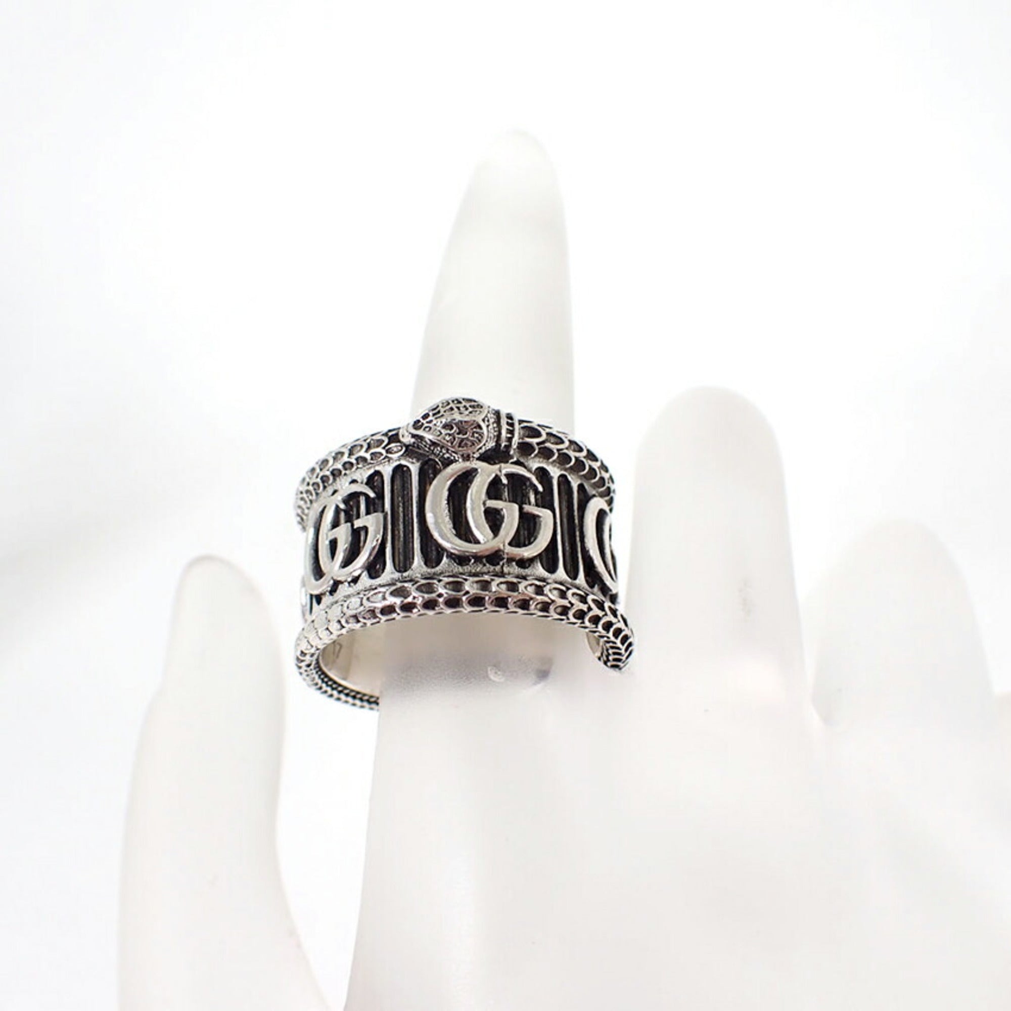 GUCCI 925 Snake Ring, Size 16 — Like New