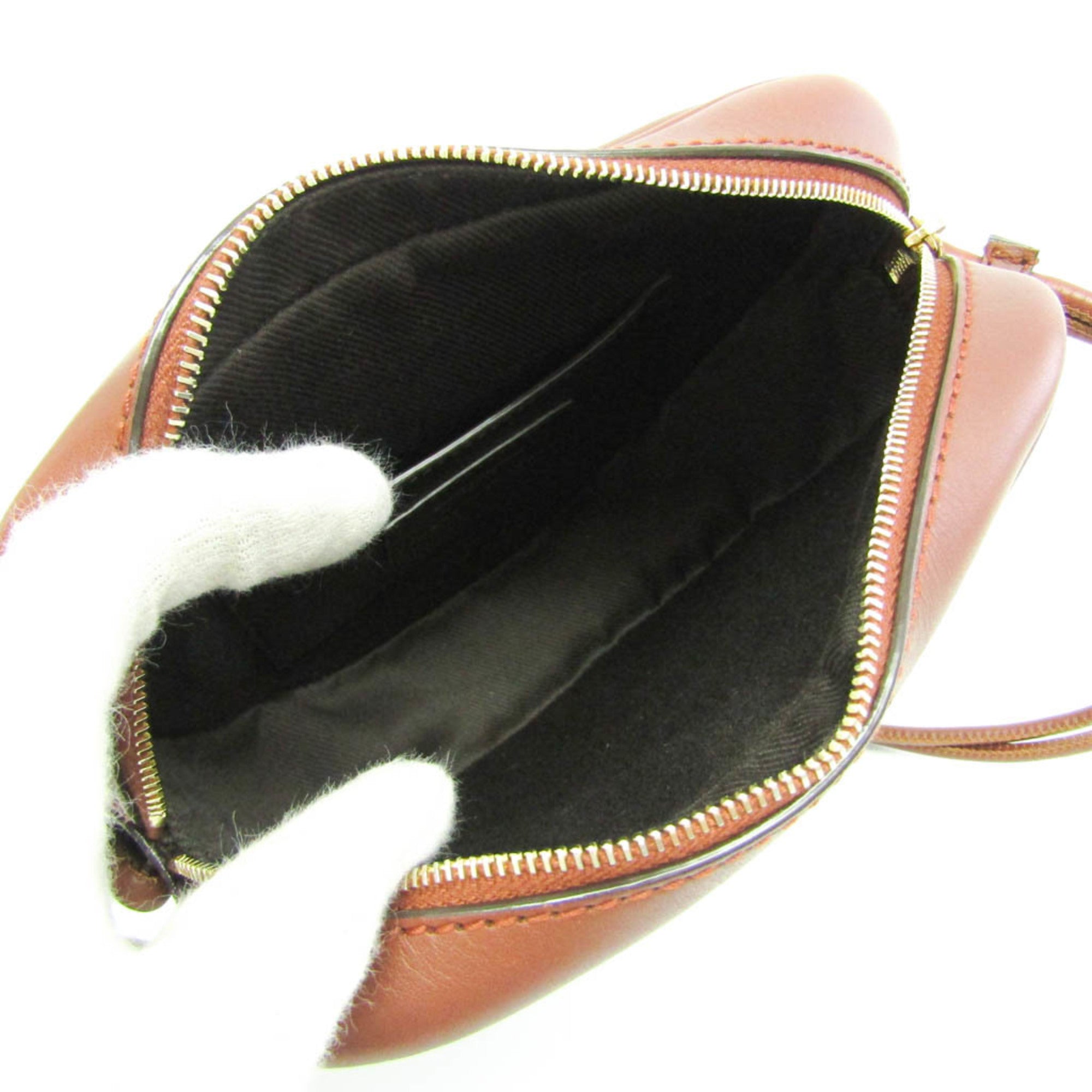 Yves Saint Laurent 675260 Women's Leather Shoulder Bag Brown — Like New