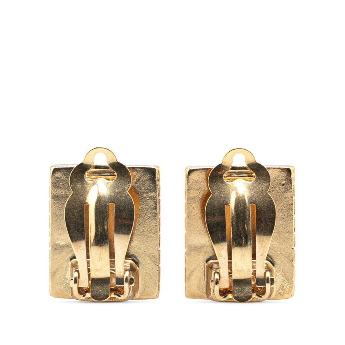 Chanel Earrings Gold Plated Women's CHANEL
