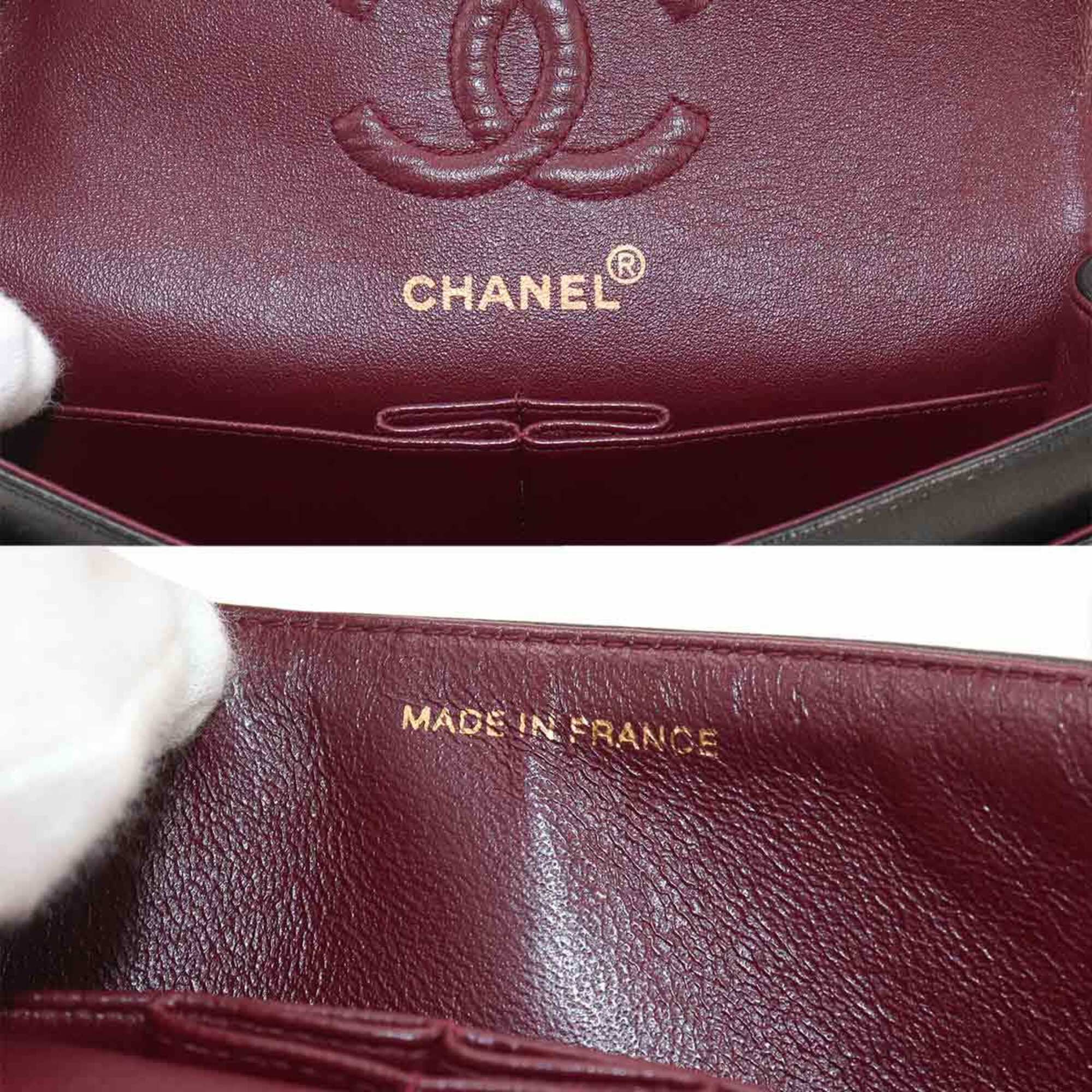 Chanel Matelasse 23 Chain Shoulder Handbag, Lambskin, Black, A01113, Gold Hardware — Like New