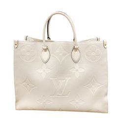 Louis Vuitton LOUIS VUITTON Tote Bag On the Go GM Monogram Shoulder Empreinte M45081 Beige LV — Like New
