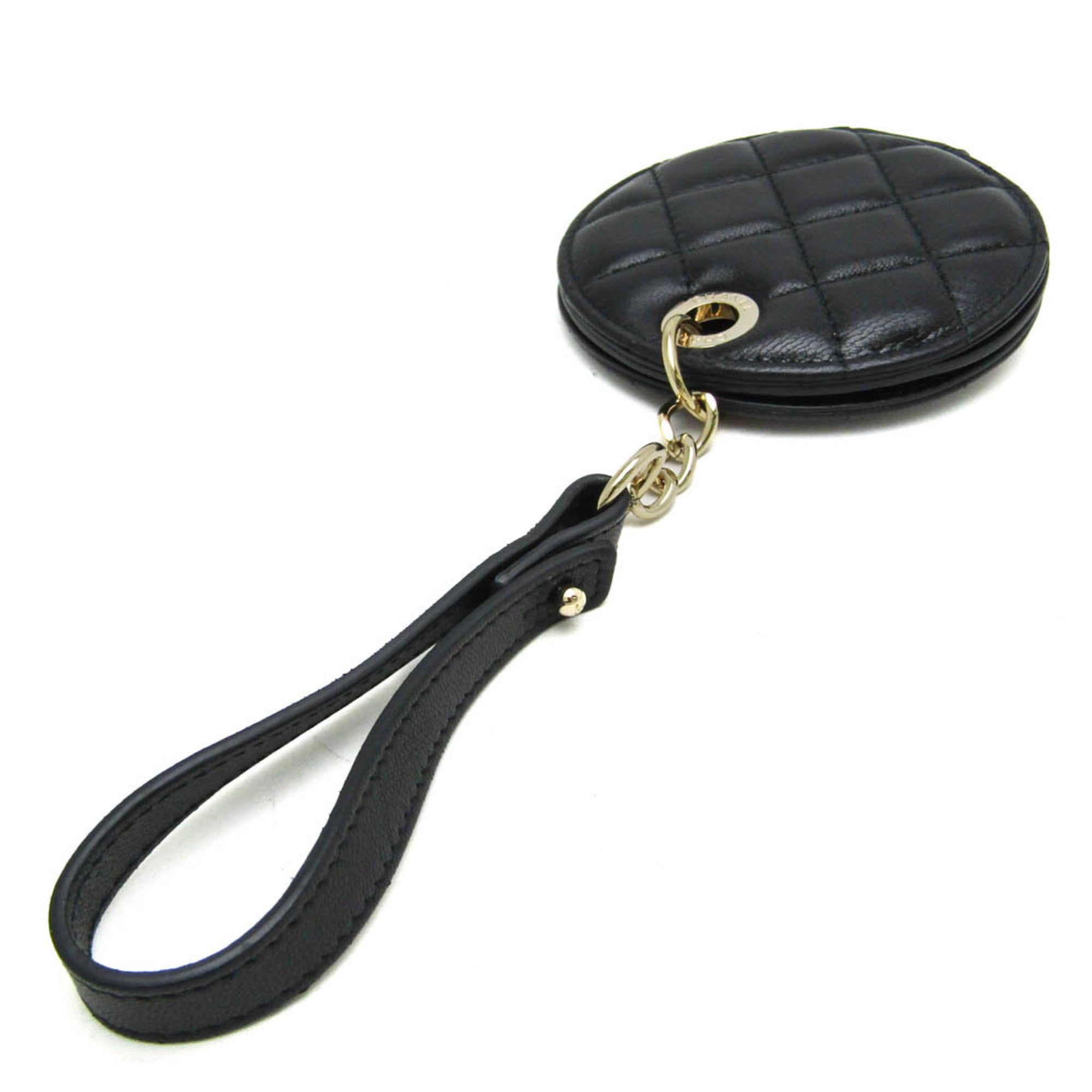 Chanel Matelasse Women's Name Tag Black Bag Charms — Like New
