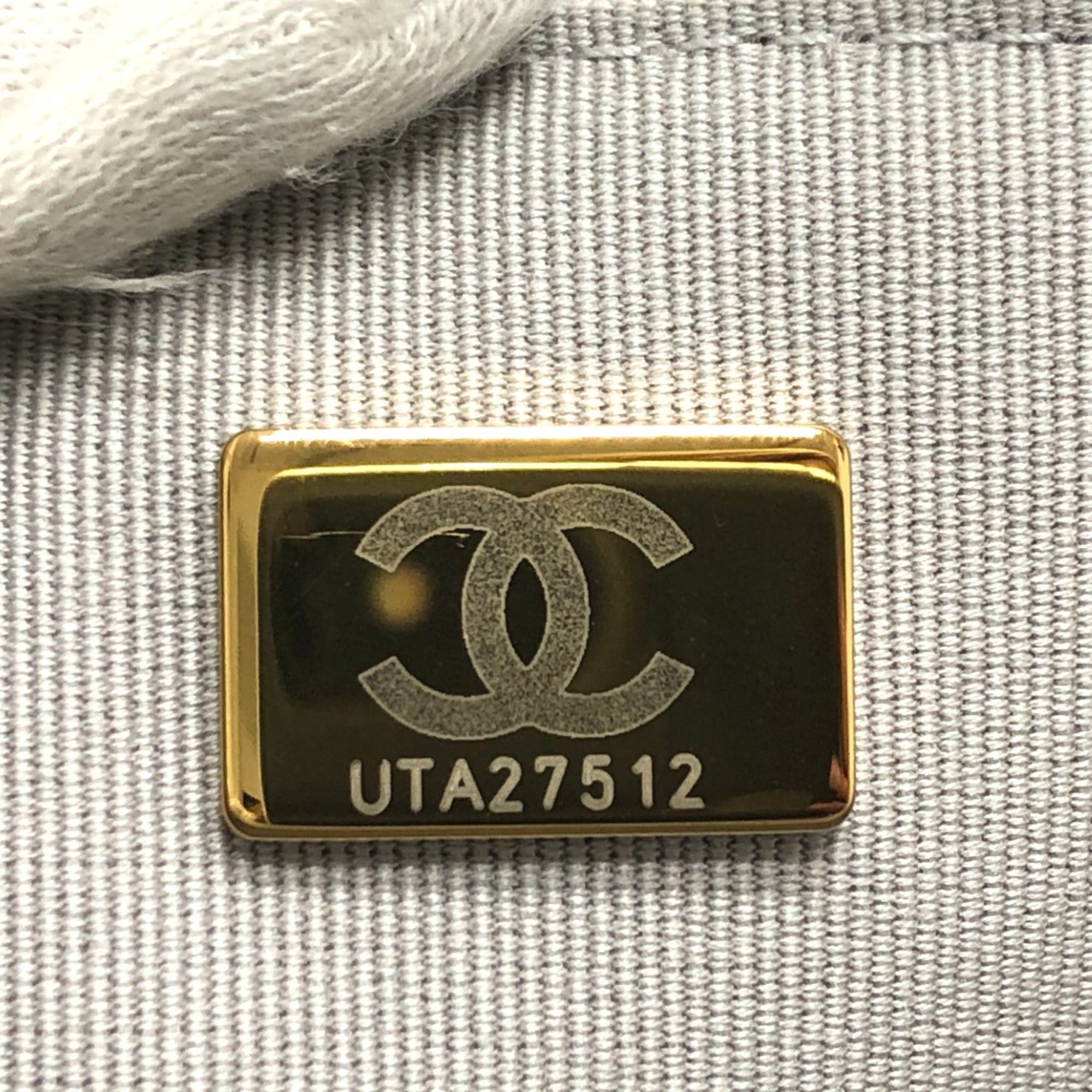 Chanel 2WAY Crossbody Shoulder Shoulder Bag gray GoldHardware — Like New