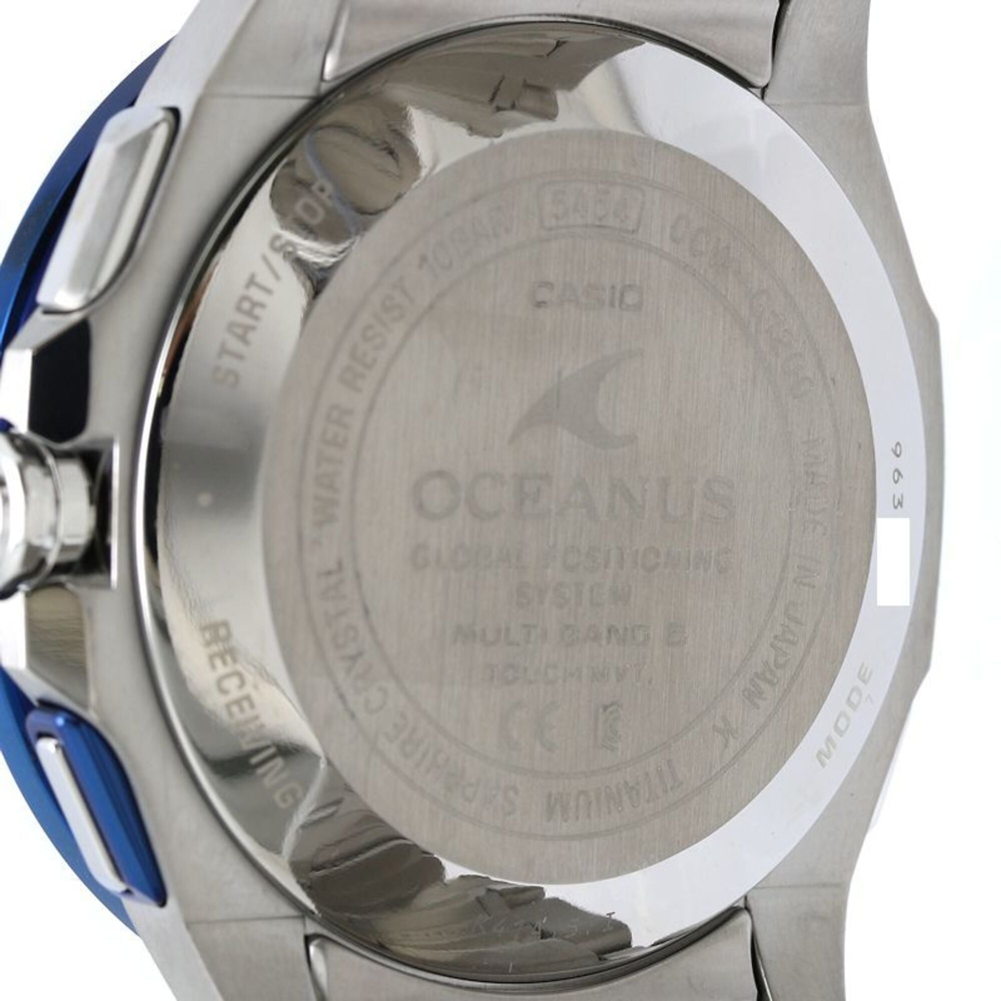 CASIO Oceanus OCW-G1200-1AJF Men's Titanium Watch 130550 — New - Store Return