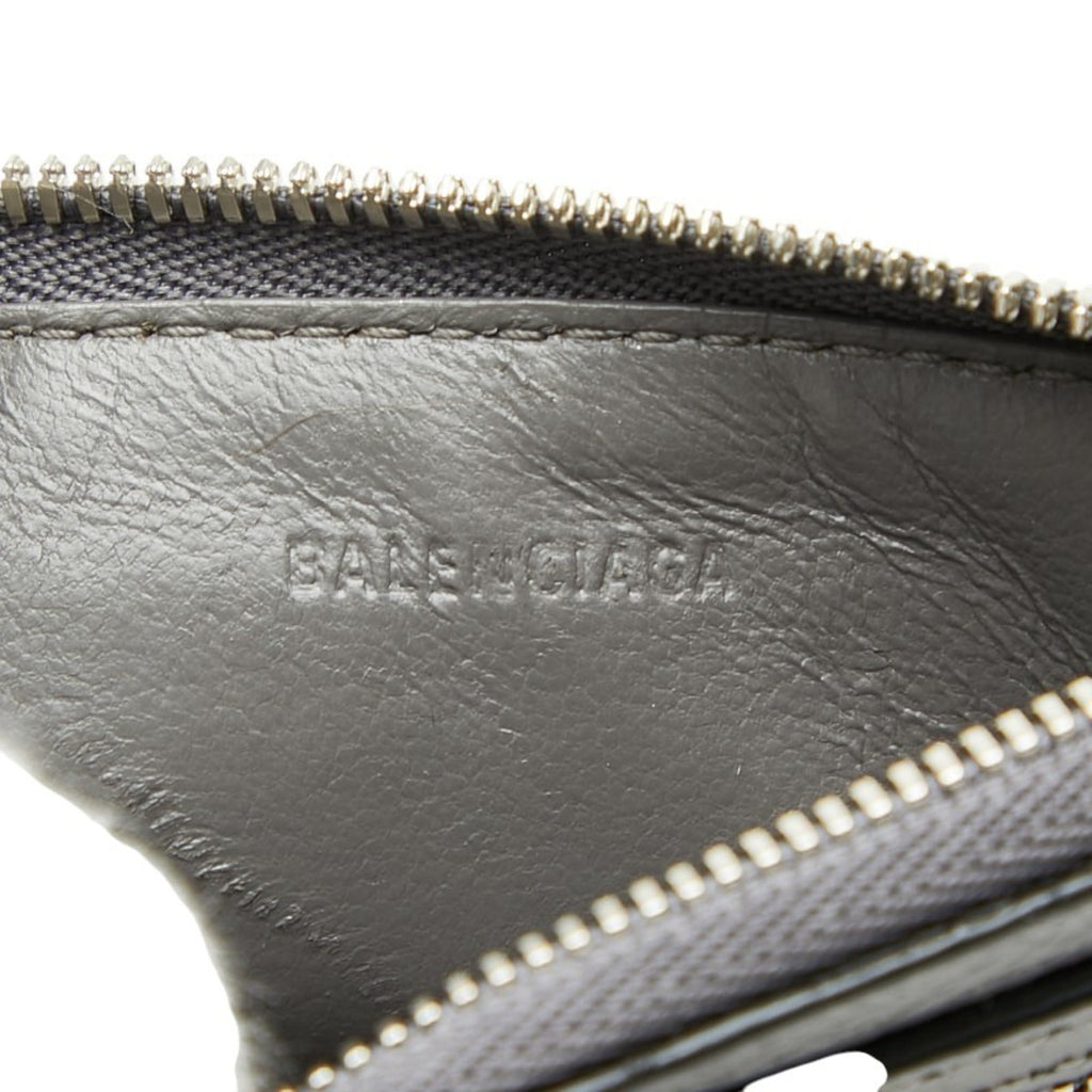 Balenciaga Neo Classic Fragment Case 640110 Gray Leather Women's BALENCIAGA