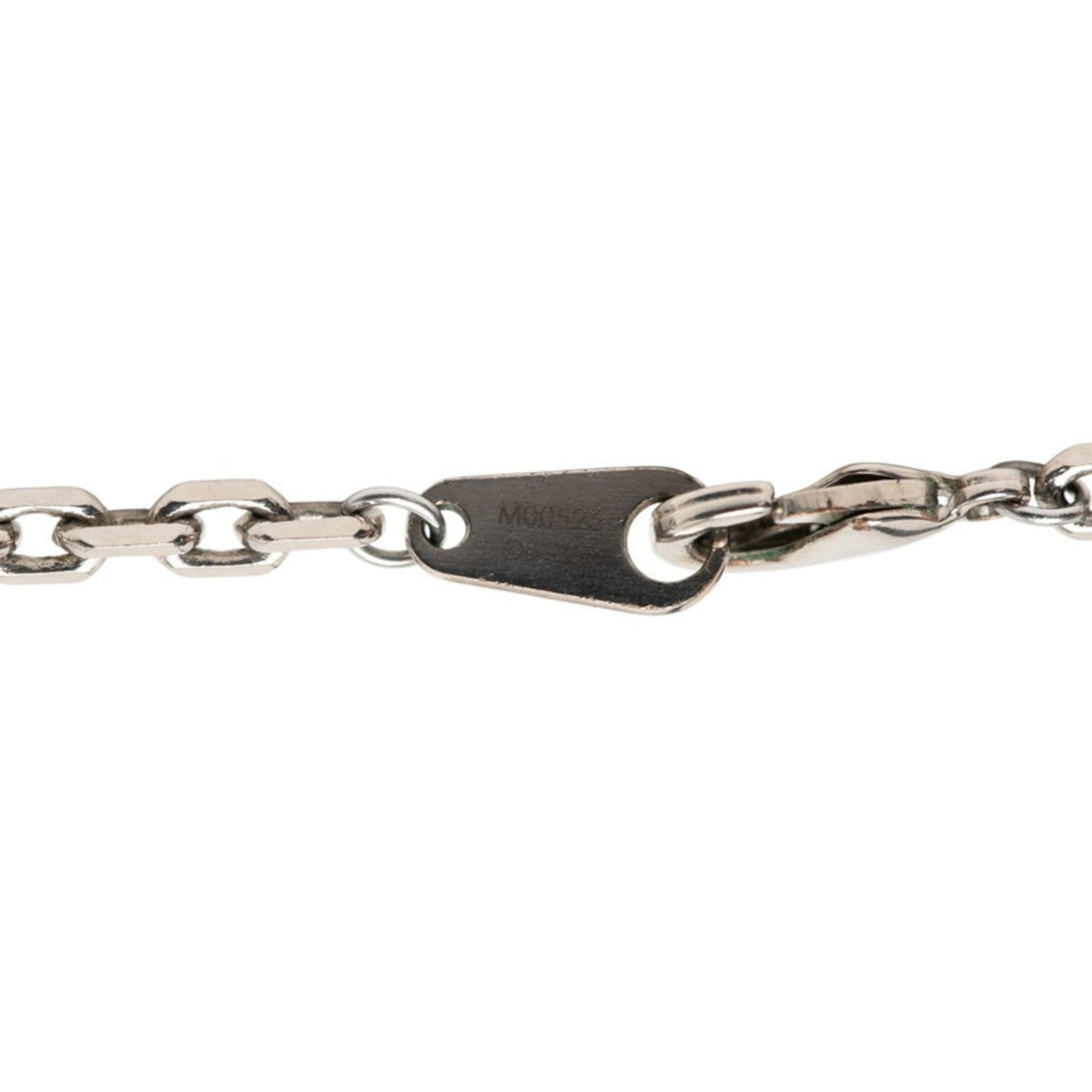 Louis Vuitton Pendant LV Colors Chain Long Necklace M00526 Silver Yellow White Metal Women's LOUIS VUITTON