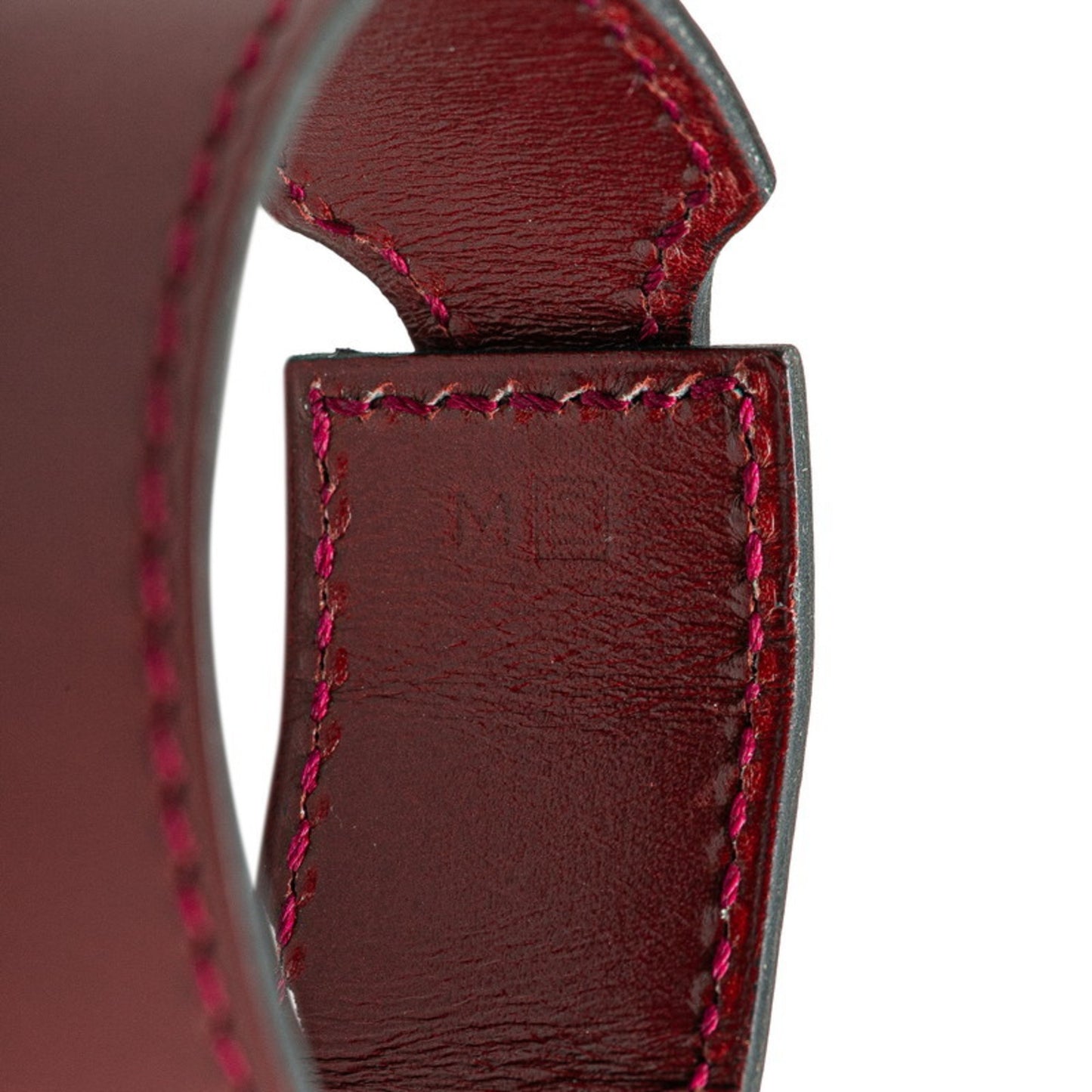 Hermes Artemis Bangle Wine Red Box Calf Women's HERMES