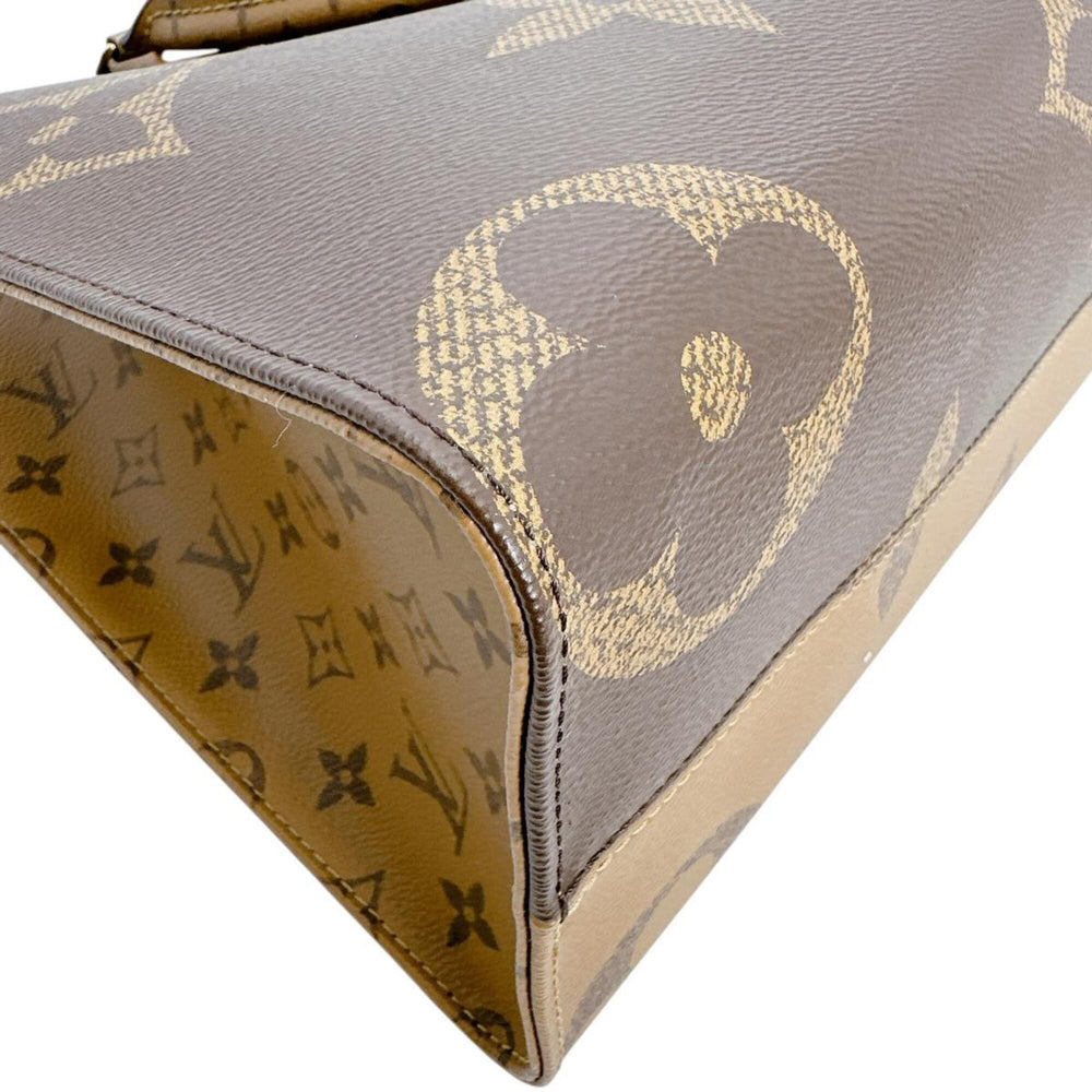Louis Vuitton LOUIS VUITTON Tote Bag Handbag Monogram Giant Reverse OnTheGo MM M45321 Brown — Like New