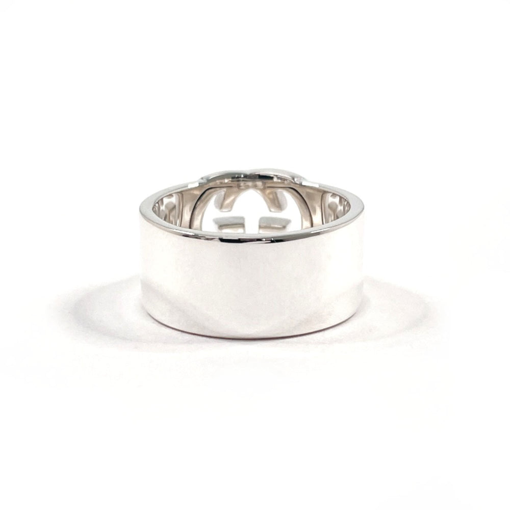 GUCCI Interlocking G Ring, Sterling Silver 925, Size 18, Men's — Like New