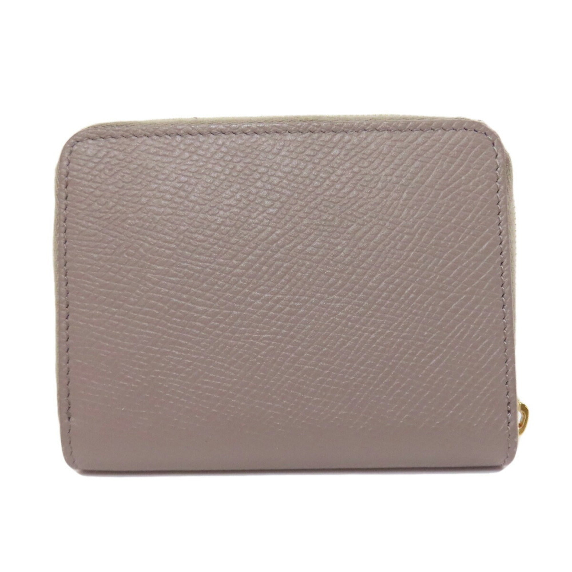 Celine Wallet/Coin Case Leather Women's