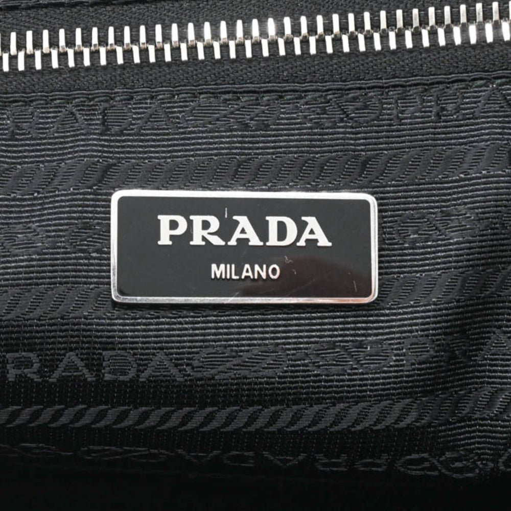 PRADA Triangle Backpack for Women, Black, 1BZ066 — Like New