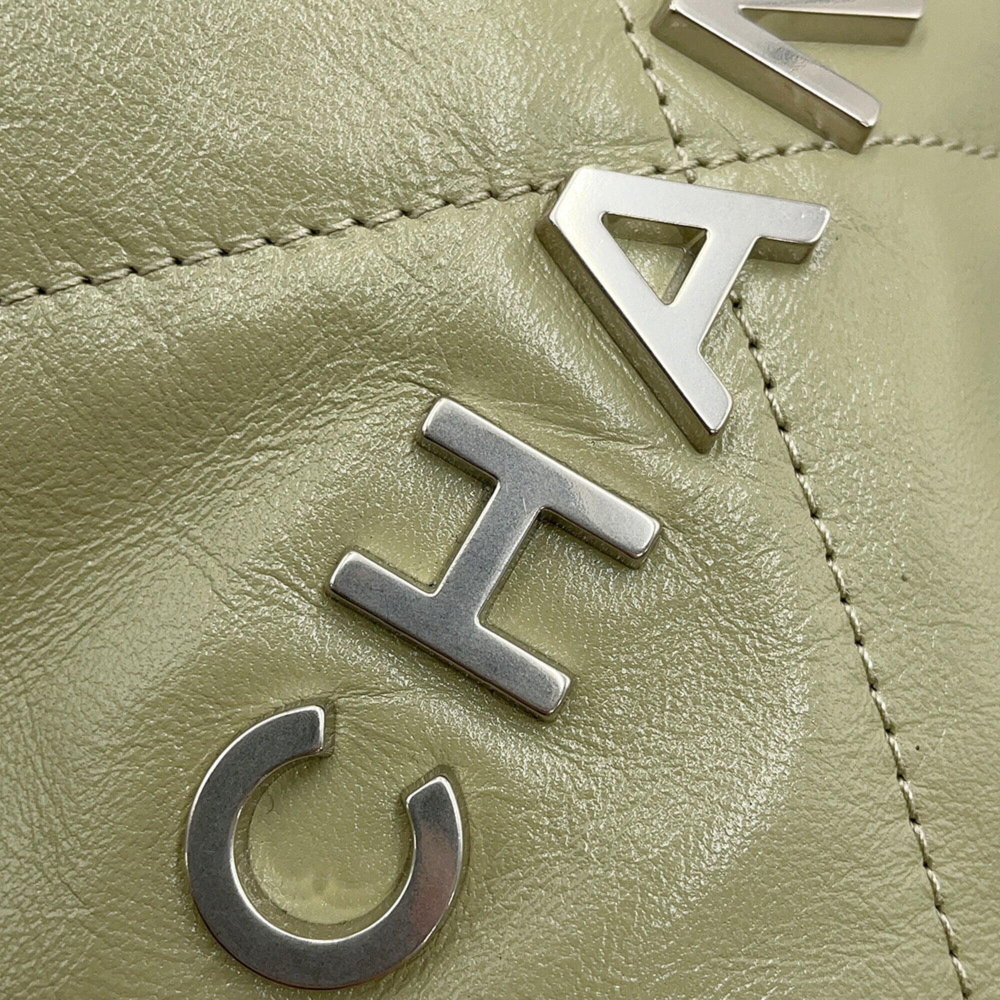 Chanel handbag CHANEL 22 Matelassé Small Shiny Calf Leather AS3260 for women — Like New