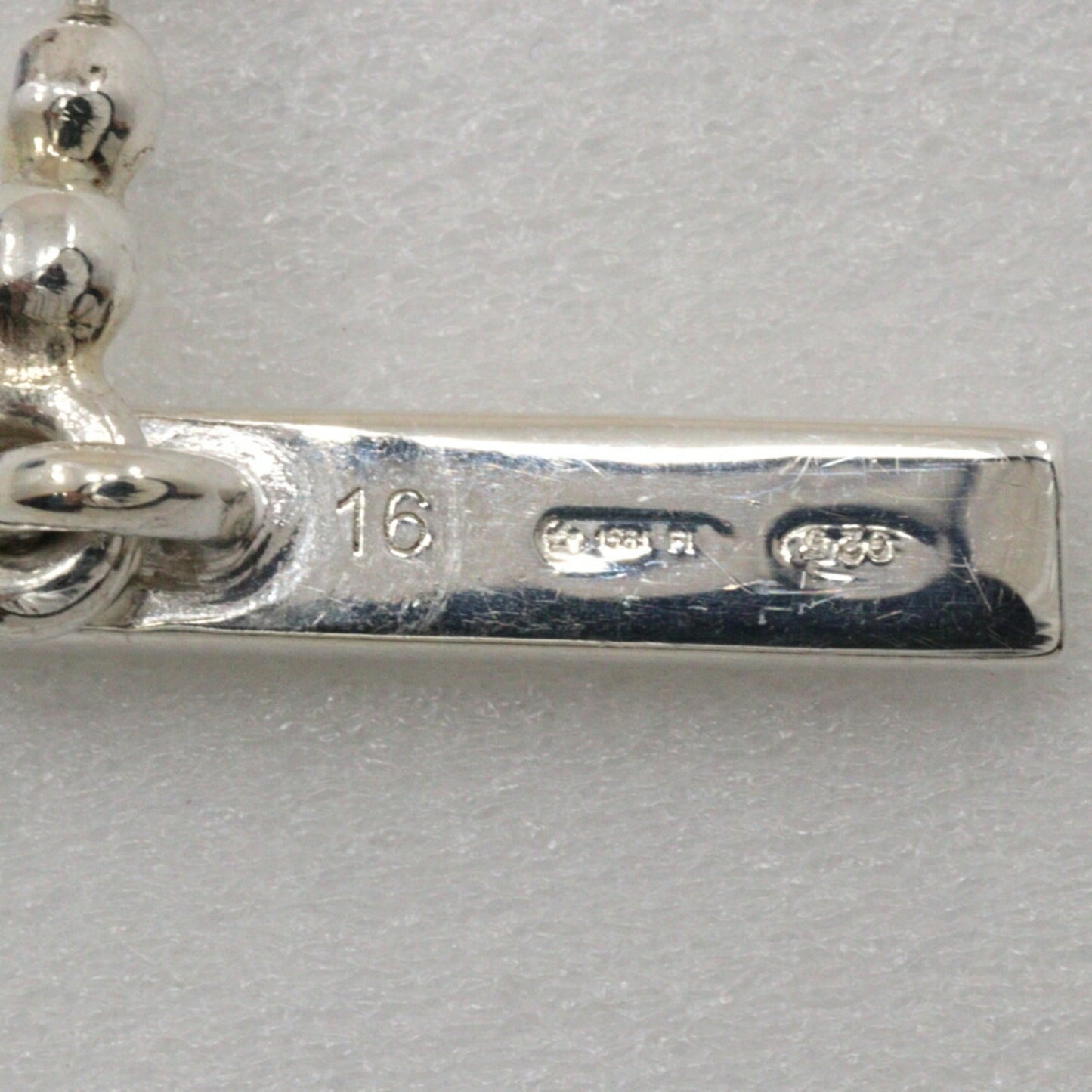 Gucci Interlocking G Bracelet Ball Chain Silver 925 Red Approx. 20.8g Unisex