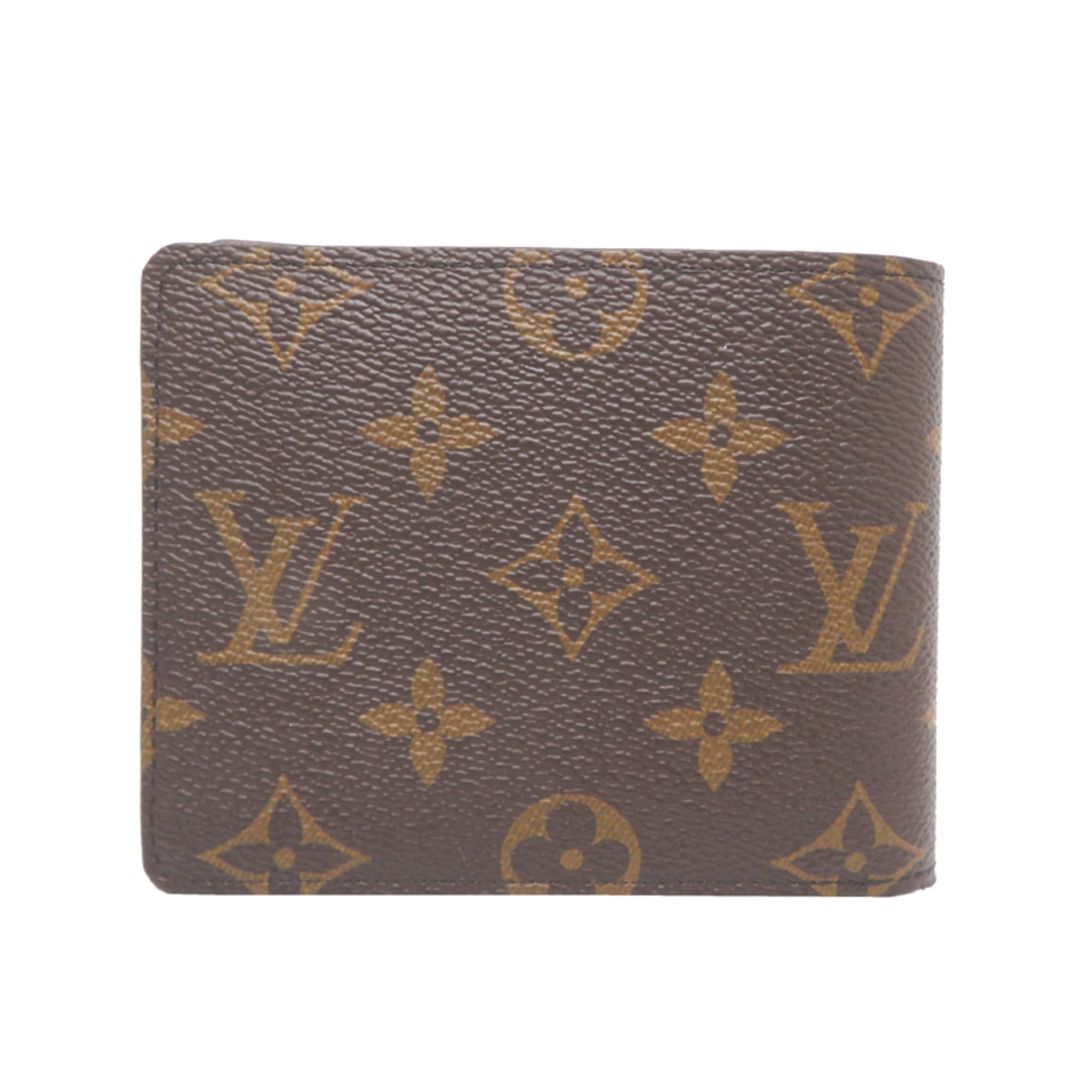 Louis Vuitton Multiple Men's Bifold Wallet M60895 Monogram Brown
