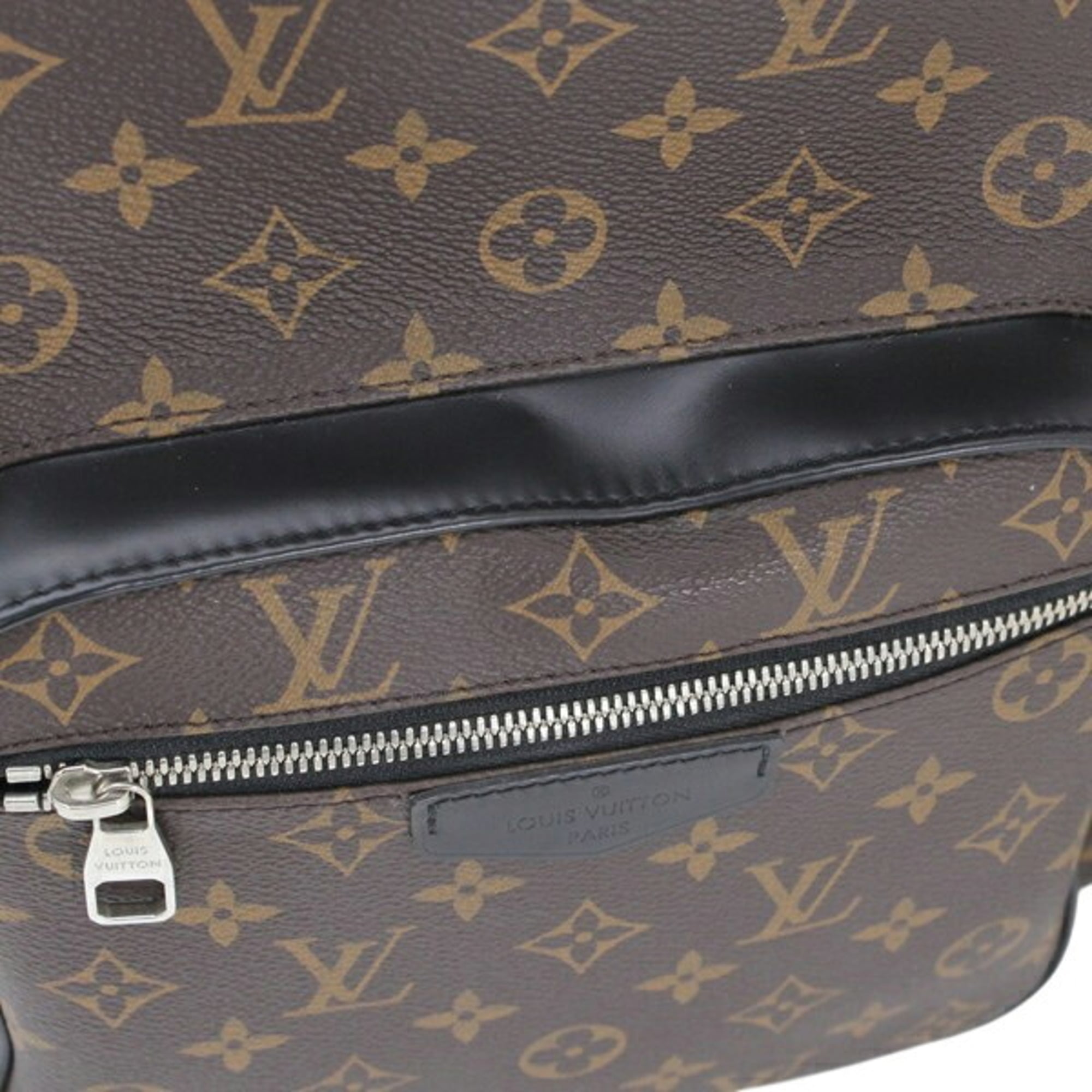 Louis Vuitton Josh Backpack M41530 Monogram Macassar Men's/Women's T6173 — Like New