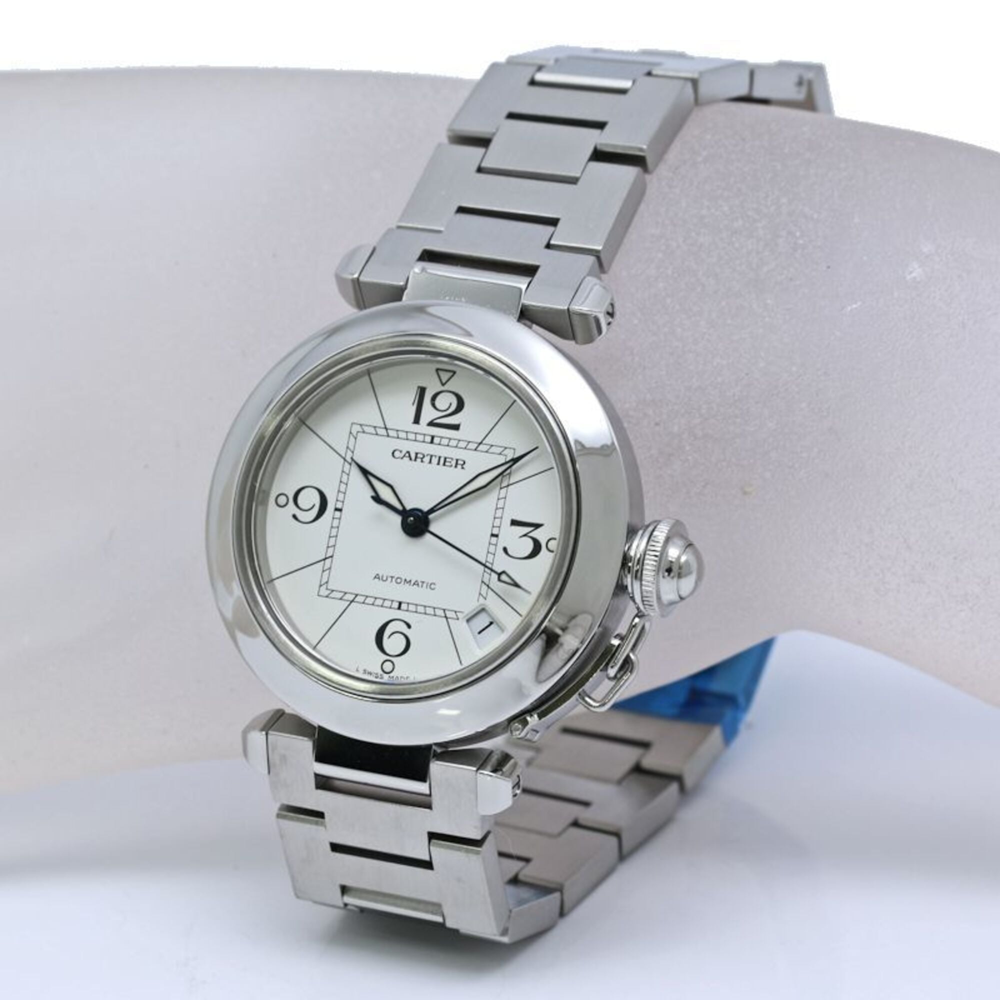 CARTIER Cartier Pasha C W31074M7 Watch Boys Stainless Steel 40501 — Very Good