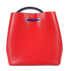 LOUIS VUITTON M54365 Epi NeoNoe Two-Tone Bucket Bag, 2-Way Handbag/Shoulder Leather, Women's, Coquelicot Red — Like New