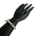 HERMES Chaine d'Ancre GM 12-link Sterling Silver 925 Chain Bracelet, Silver, 32168