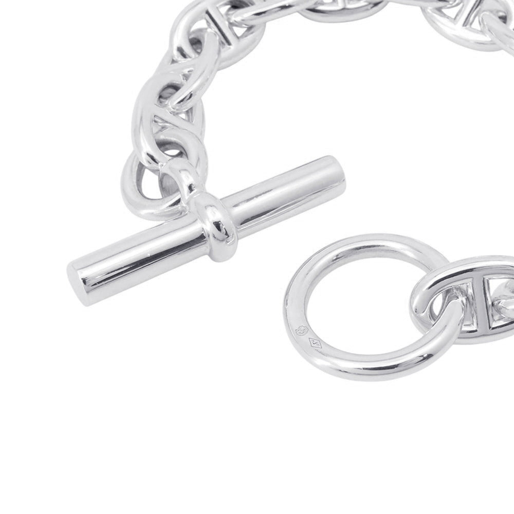 Hermes Chaine d'Ancre PM Bracelet, 14 links, SV925 silver — Like New