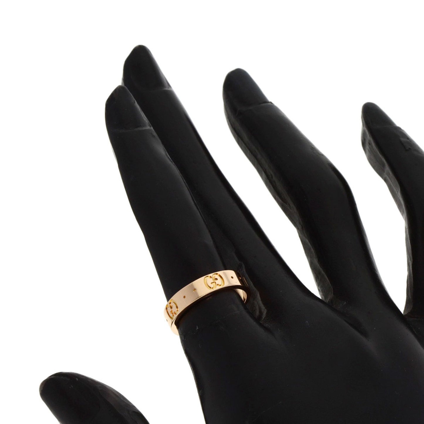 Gucci Icon #9 Ring, 18K Pink Gold, Women's, GUCCI