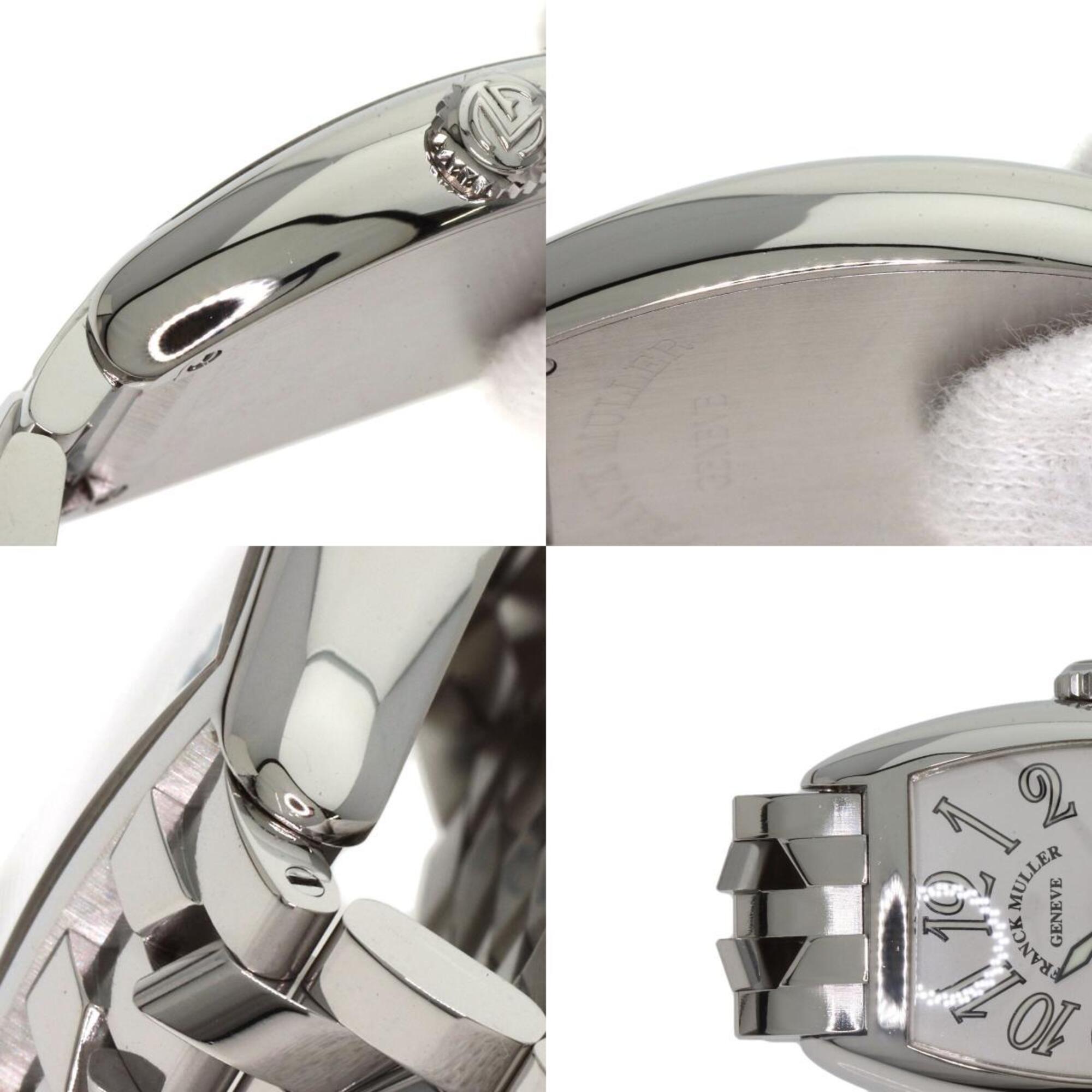 Franck Muller 1750S6 Tonneau Curvex Watch Stainless Steel SS Ladies FRANCK MULLER — Very Good