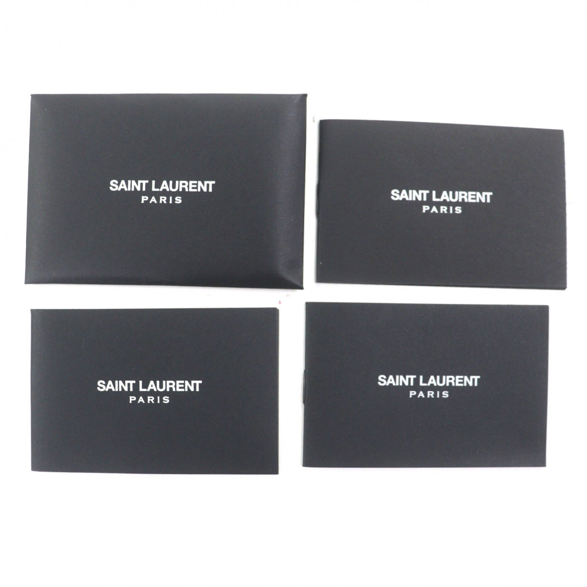 SAINT LAURENT 758258 Nylon Embroidered Body Bag, Black, with Dust Made in Italy, Men's — Like New