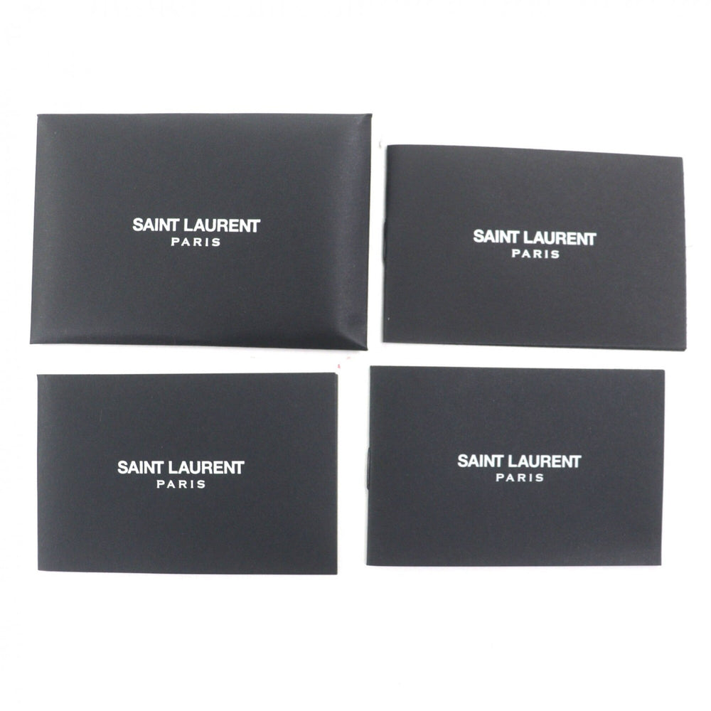 SAINT LAURENT 758258 Nylon Embroidered Body Bag, Black, with Dust Made in Italy, Men's — Like New