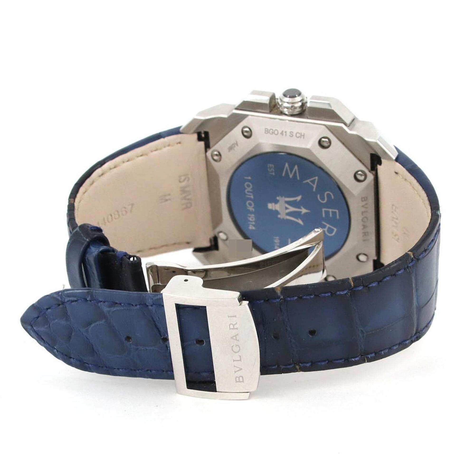 Bulgari Octo Verocissimo Maserati Limited BGO41SCH BGO41C3SLDCH MAS SS Automatic Watch — Good