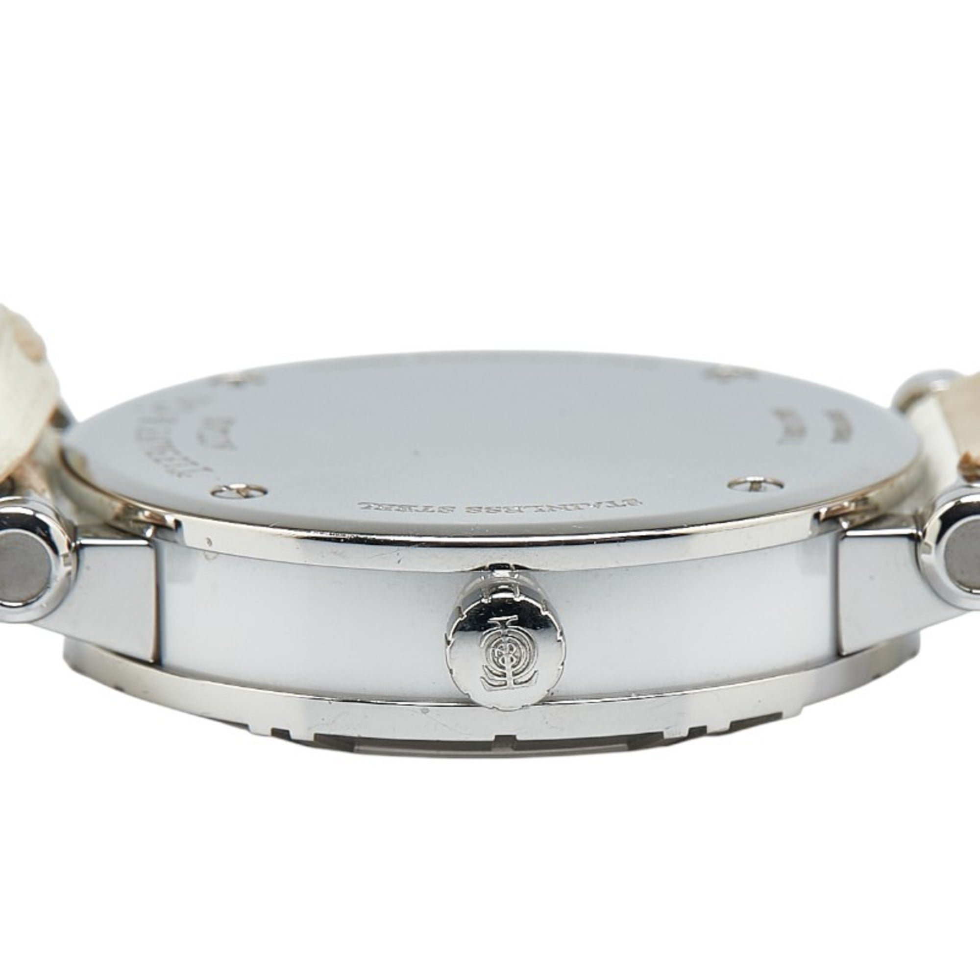Tiffany & Co. Atlas Heart Date Watch Z1300.11.11A20A71A, Quartz Movement, White Dial, Stainless Steel, Leather, Women's — Good