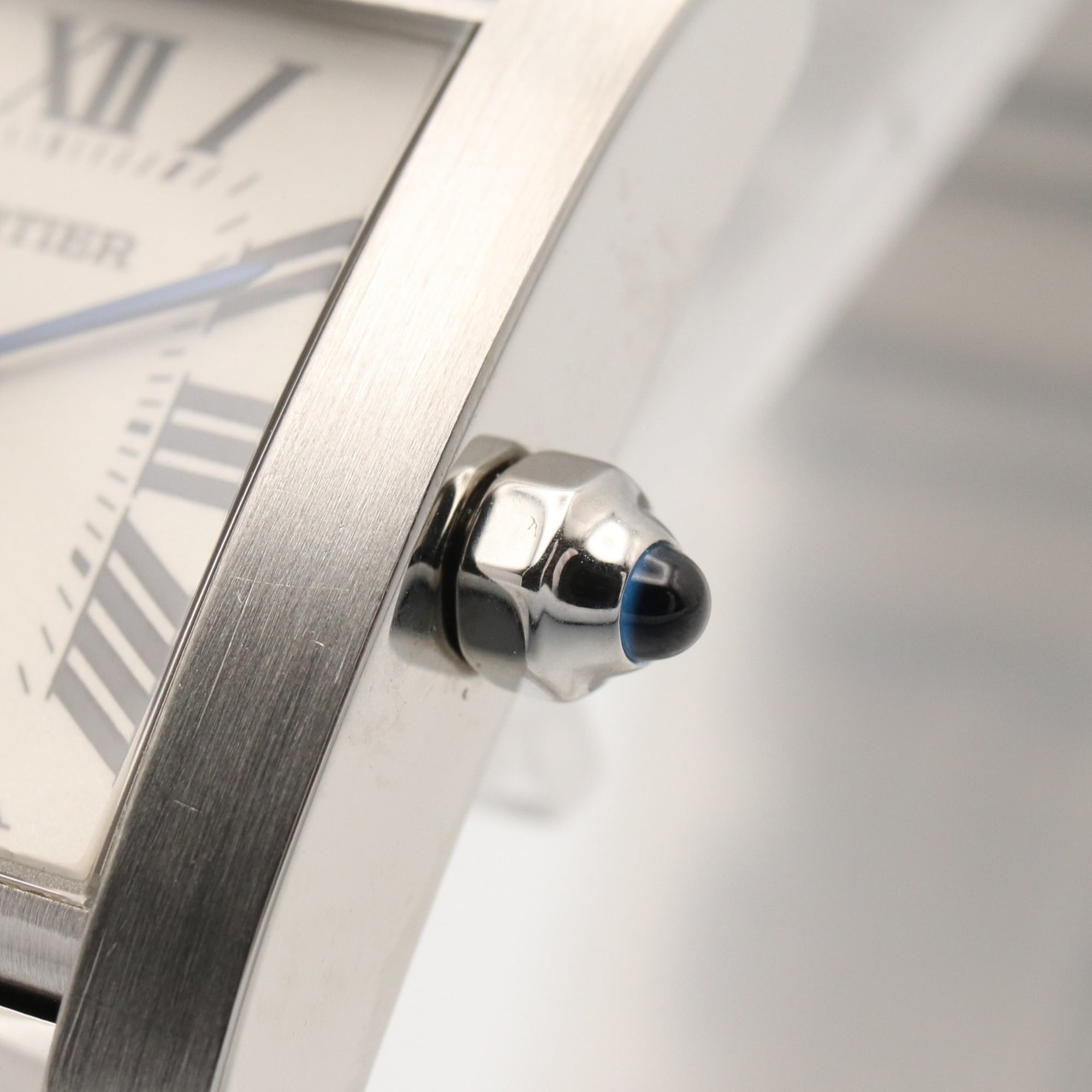 Cartier Tank Française SM Watch, Stainless Steel, Ladies, Silver Tone, W51008Q3 — Very Good