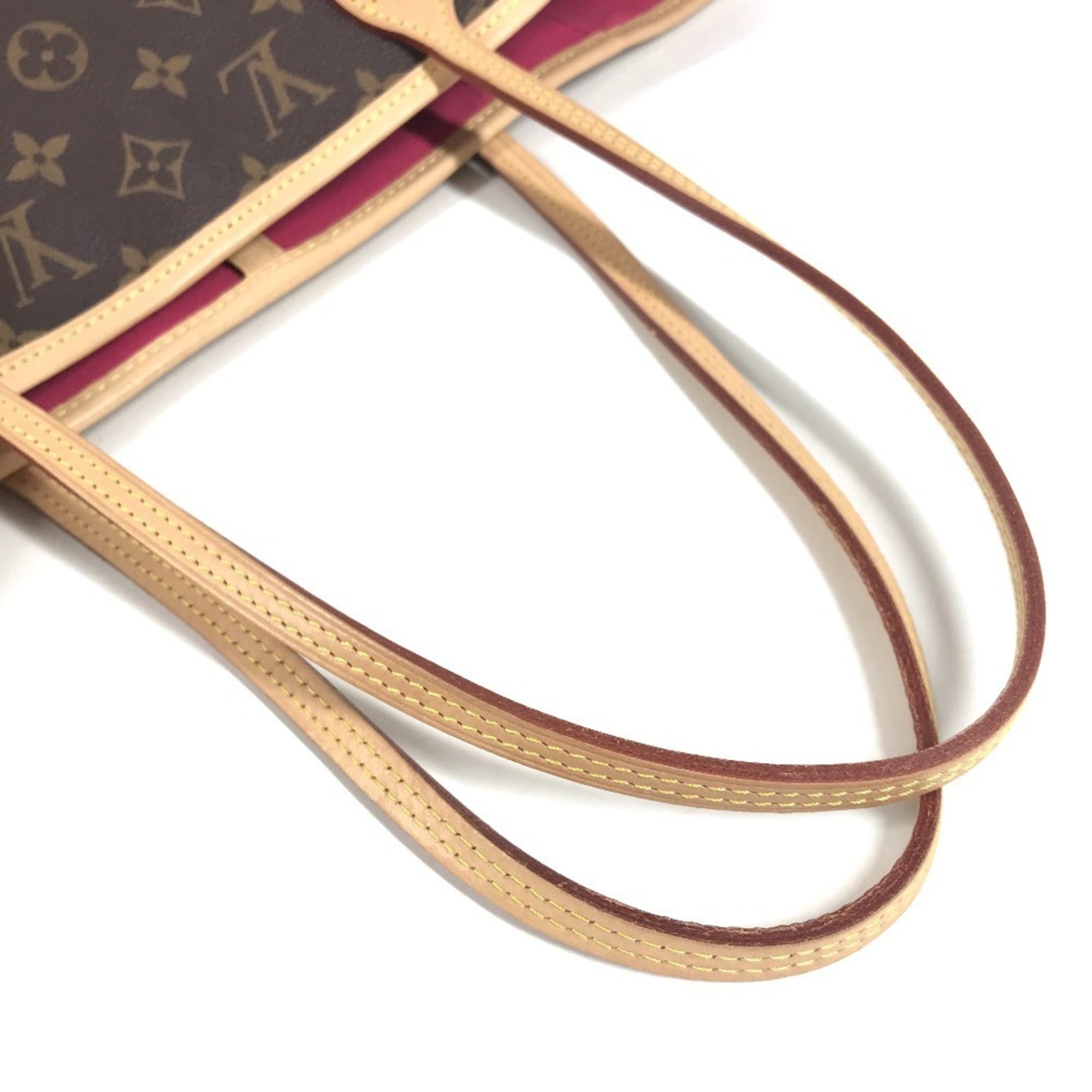 LOUIS VUITTON M13271 LV x TM Takashi Murakami Superflat Neverfull MM Bag Tote Shoulder Handbag with Pouch Monogram Canvas Men's Women's Brown — Like New