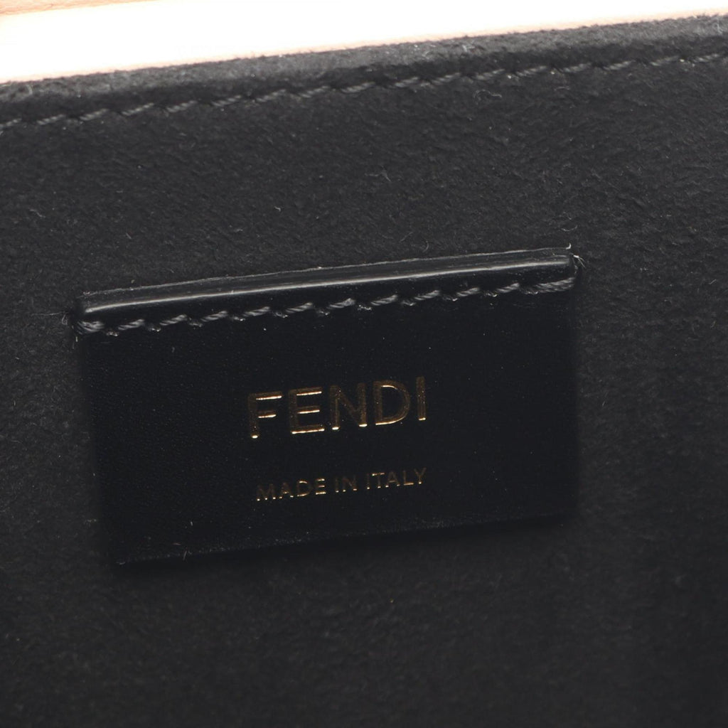 Fendi Box Shoulder Bag, Leather, Women's, Pink