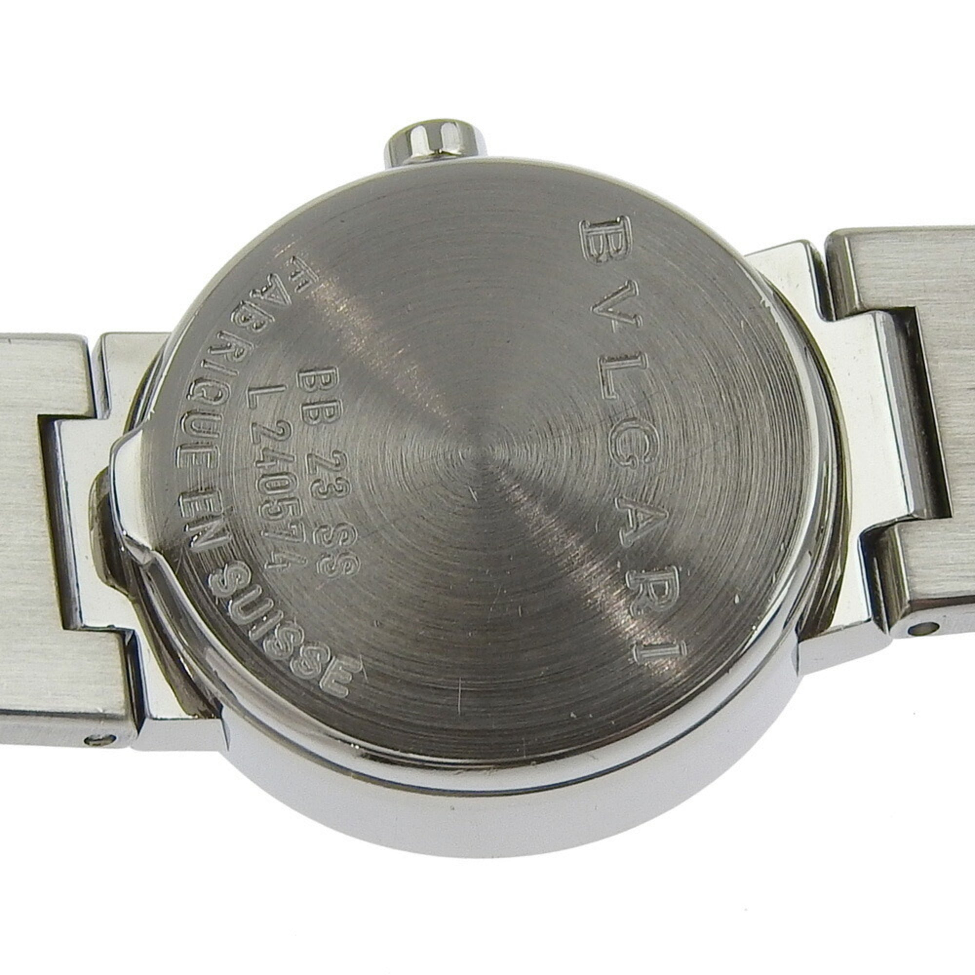 BVLGARI Bvlgari Watch BB23SS Stainless Steel Quartz Analog Display Black Dial Women's I220724028 — Good