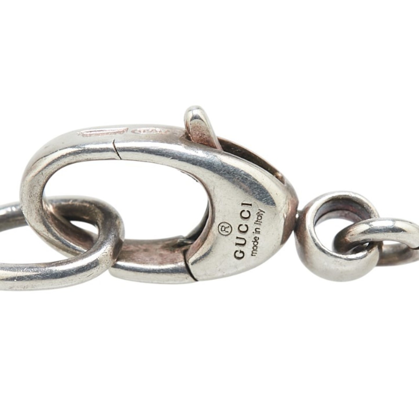 Gucci Bamboo Heart Motif Necklace in SV925 Silver for Women