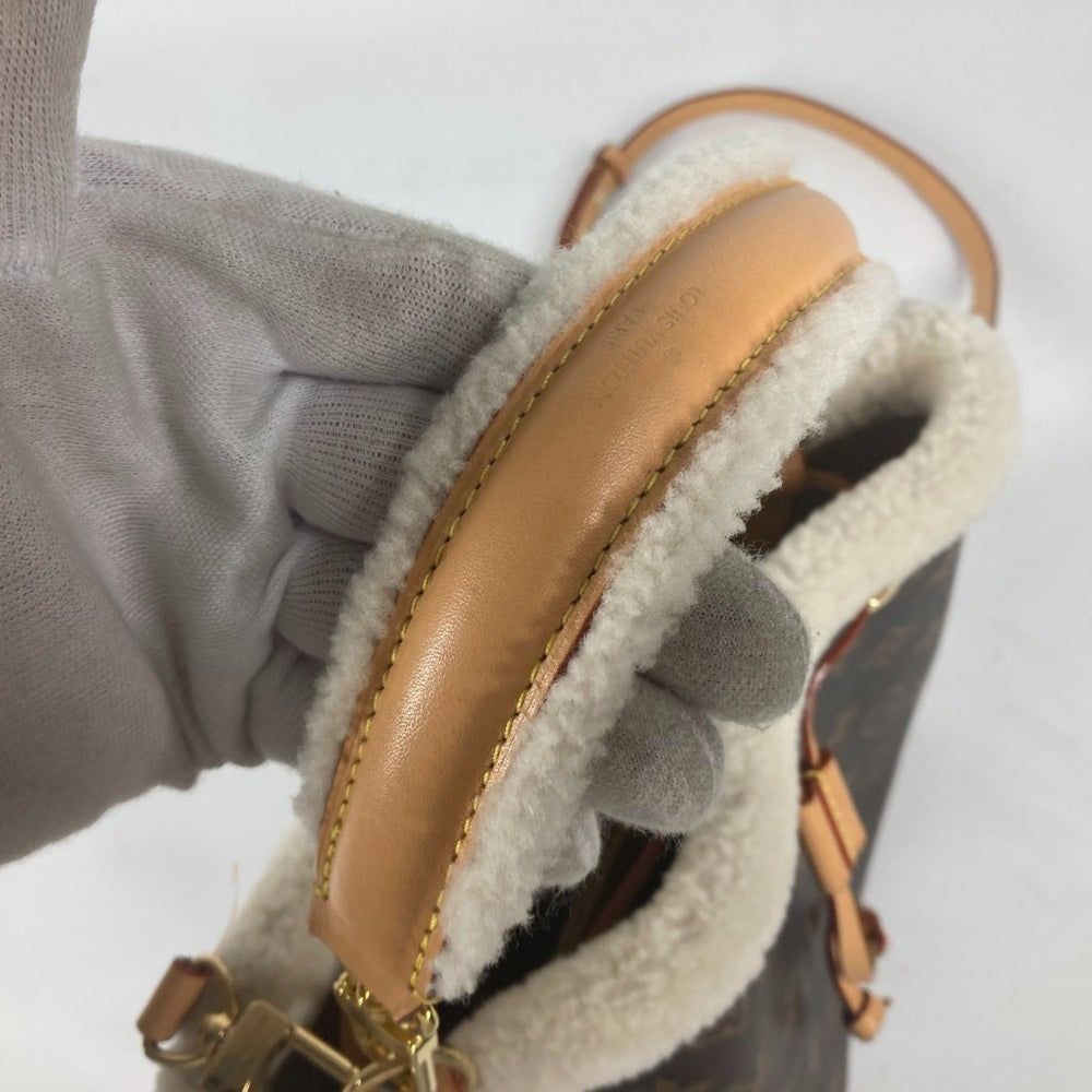 LOUIS VUITTON M46319 Monogram NeoNoe BB Bag, Handbag, Fur Shoulder Canvas, Women's, Brown, MO-241020-9 — Like New