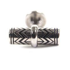 LOUIS VUITTON M66948 V-Karakoram Cufflinks, Silver, Made in Italy, Men's, Business Recommended ◎ — Like New