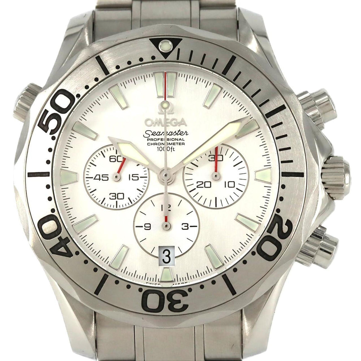Omega Seamaster Pro Chrono 2589.30 Stainless Steel Automatic Watch — Good
