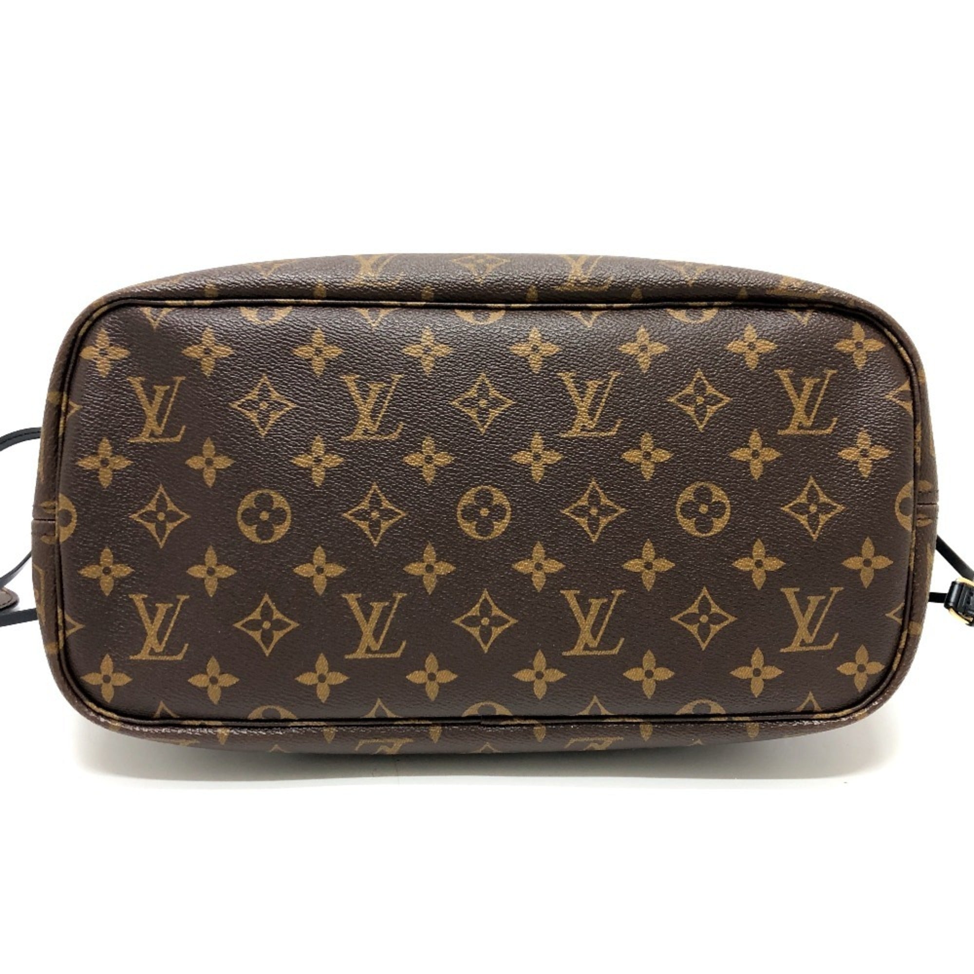 LOUIS VUITTON Louis Vuitton M42844 World Tour Neverfull MM Tote Bag Handbag Monogram Macassar Canvas Women's Brown Similar — Like New