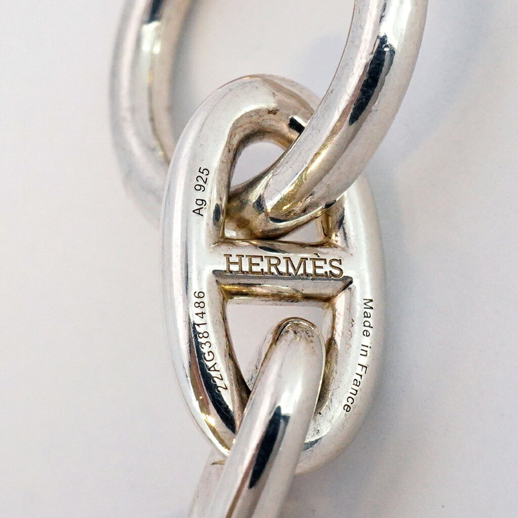 Hermes Chaine d'Ancre GM Bracelet, 11 Links, Silver 925, Women's