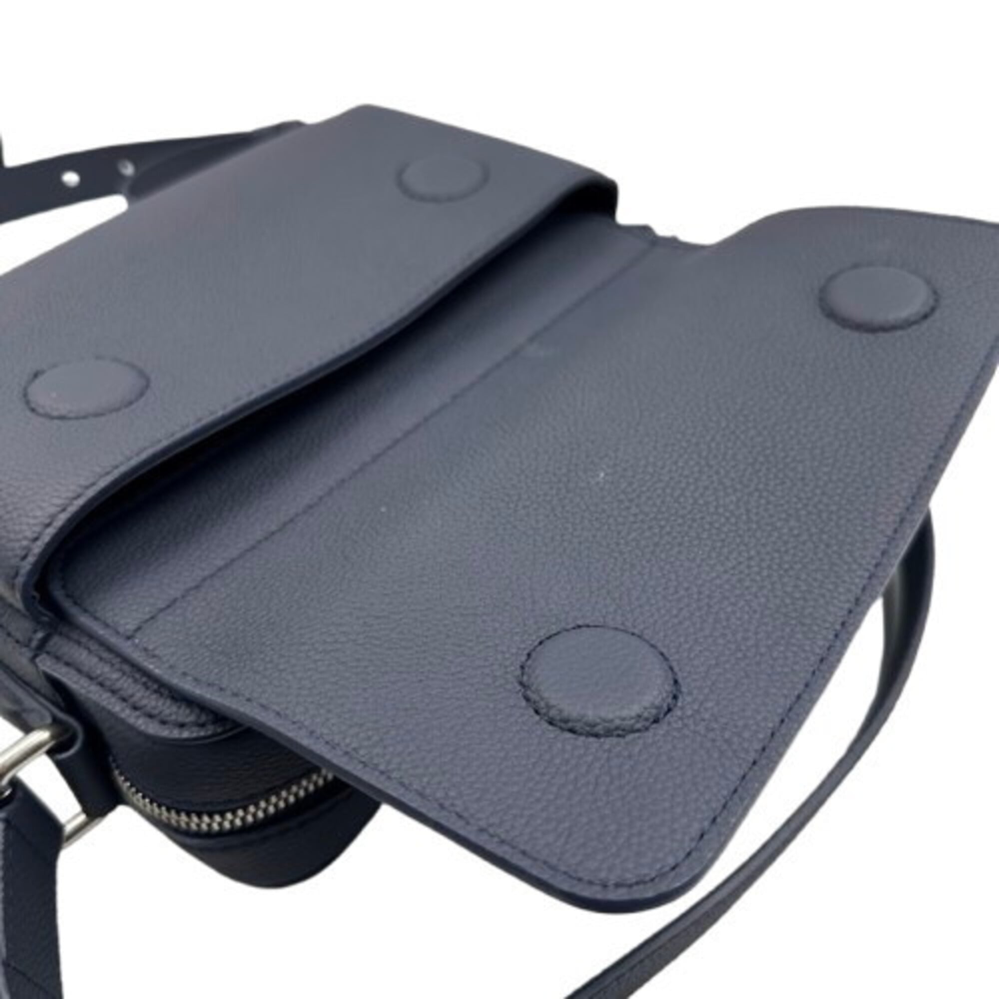 Louis Vuitton Boarding Leather Shoulder Bag, Navy, M15260 — New - Store Return