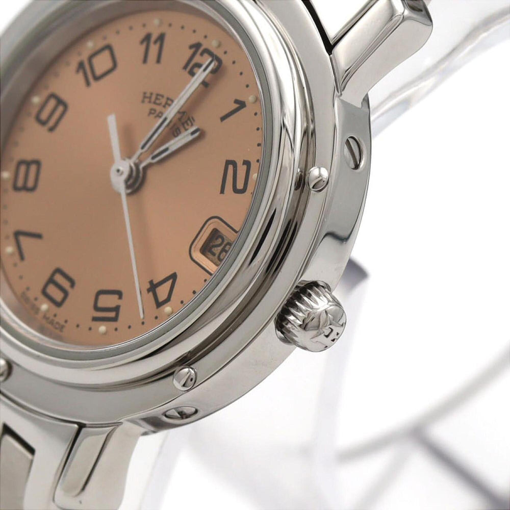 Hermes Clipper CL4.210 SS Quartz Watch — Very Good