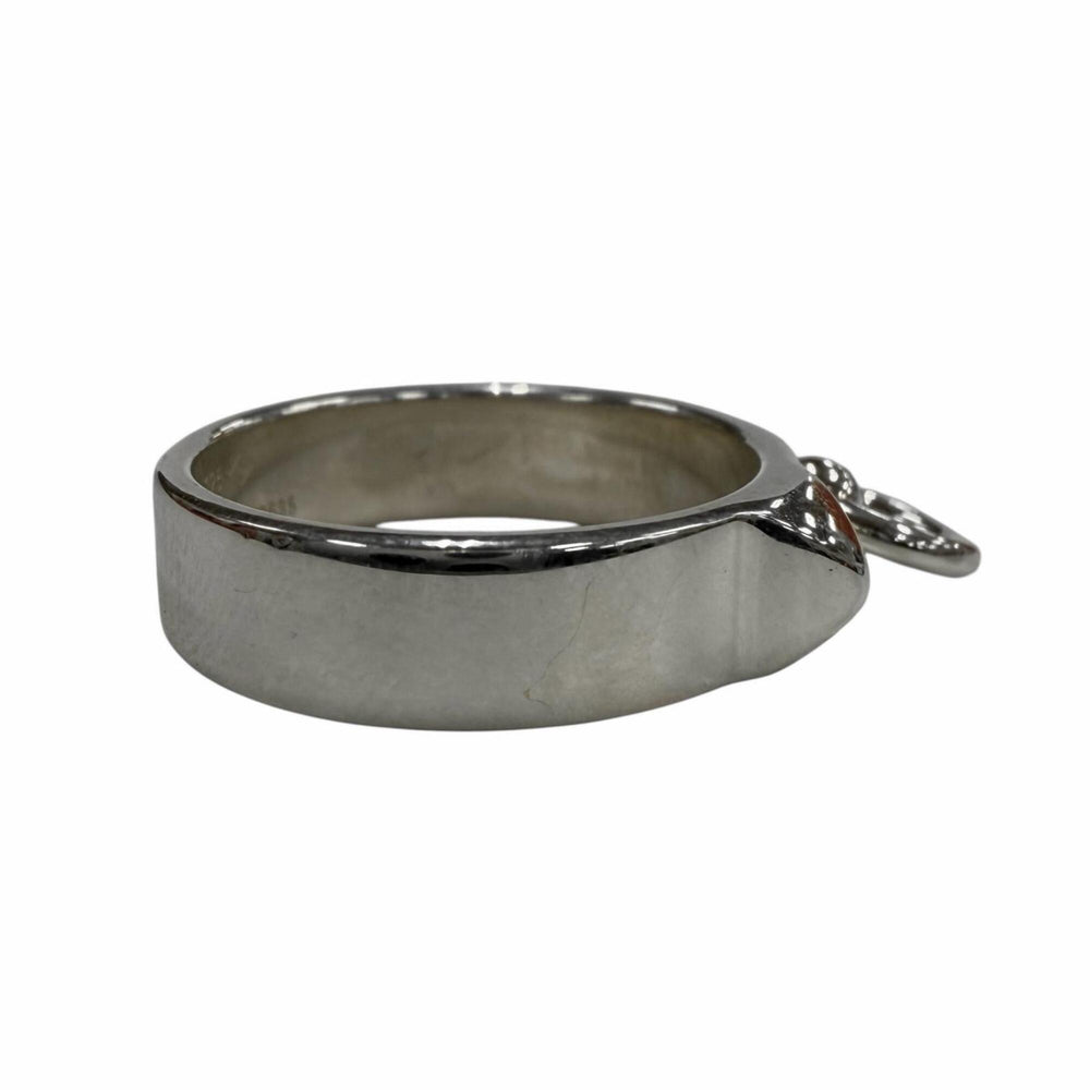 HERMES 15AK072635 Collier de Chien PM AG925 Ring, Silver, Size 51, with Box, Made in France, Weight 4.3g, Men's/Women's Pants — Like New