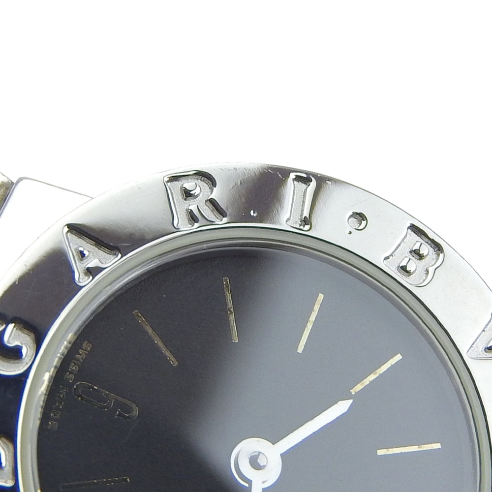 Bvlgari BVLGARI Watch BB23SS Stainless Steel Quartz Analog Black Dial Women's — Good