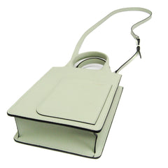 Valextra Boxy Micro WBBX0037028LRL99VN Women's Leather Handbag,Shoulder Bag Light Green — Like New