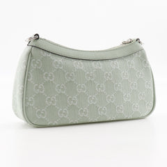 Gucci Off Deer 3-Way Shoulder Bag 784753, GG Canvas, Pale Green, Zipper, Women's — Like New