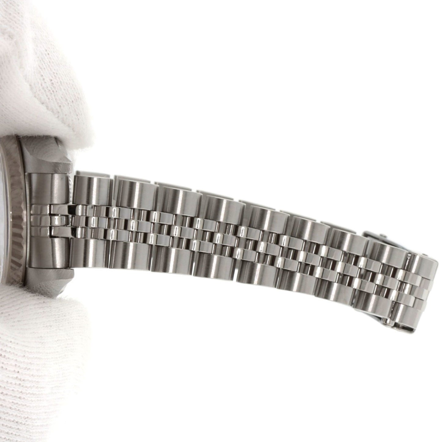 Rolex 79174G Datejust 10P Diamond Watch in Stainless Steel SS 18K White Gold for Women